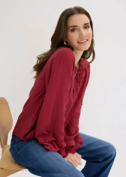 Tunika aus feinem Viskose-Mix