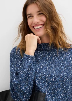 Tunika aus fließender Viskose