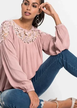 Tunika aus fließender Viskose