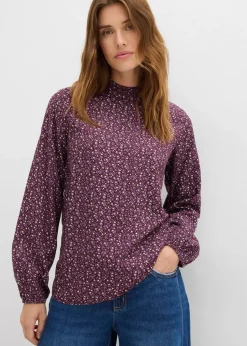 Tunika aus fließender Viskose