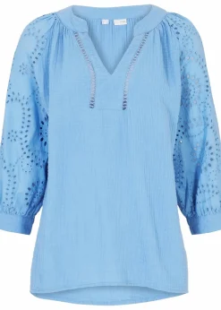 Tunika aus luftigem Musselin