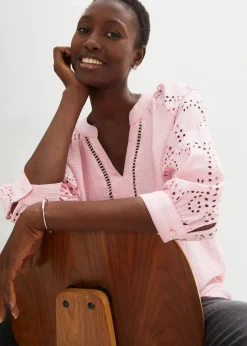 Tunika aus luftigem Musselin