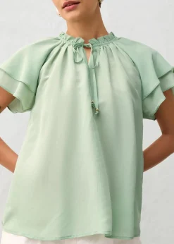 Tunika mit Seidenanteil