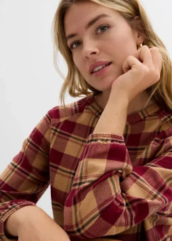 Tunikabluse aus Flanell