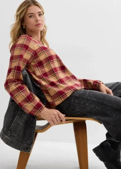 Tunikabluse aus Flanell