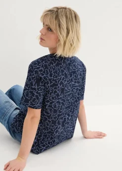 Tunikabluse aus reiner Baumwolle