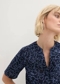 Tunikabluse aus reiner Baumwolle