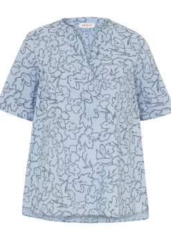 Tunikabluse aus reiner Baumwolle