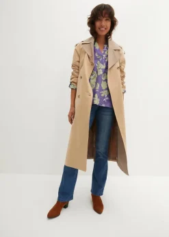 Tunikabluse aus reiner Baumwolle