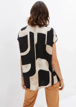 Tunikabluse aus Satin