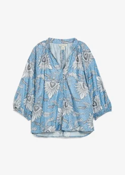 Tunikabluse aus softem Viskose-Mix