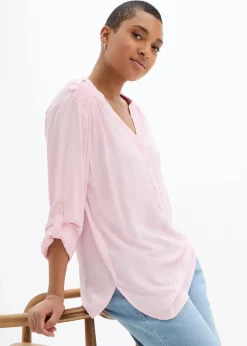 Tunikabluse aus softer Viskose