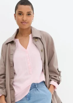 Tunikabluse aus softer Viskose