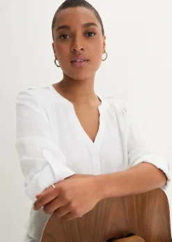 Tunikabluse aus softer Viskose