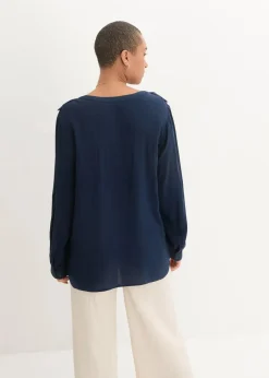 Tunikabluse aus softer Viskose