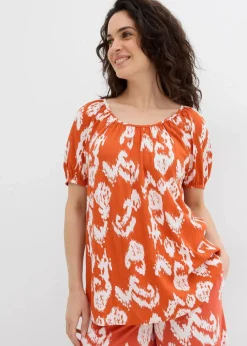 Tunikabluse aus softer Viskose