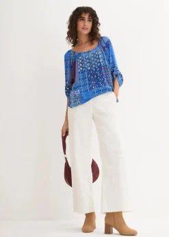 Tunikabluse, Crincle, Langarm