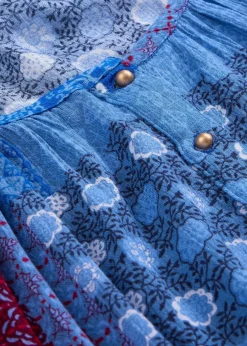 Tunikabluse, Crincle, Langarm