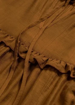 Tunika-Kleid aus feinem Viskose-Mix