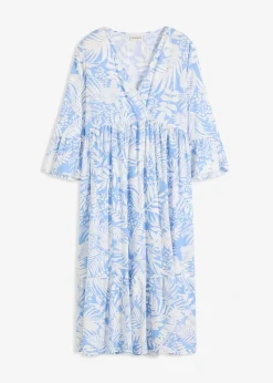 Tunika-Kleid aus fließender Viskose