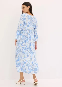 Tunika-Kleid aus fließender Viskose