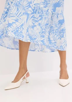 Tunika-Kleid aus fließender Viskose