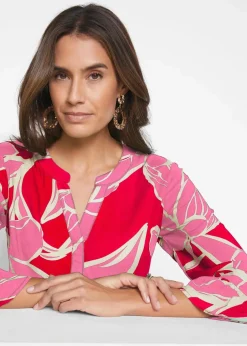 Tunika-Kleid aus fließender Viskose