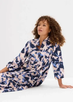 Tunika-Kleid aus fließender Viskose