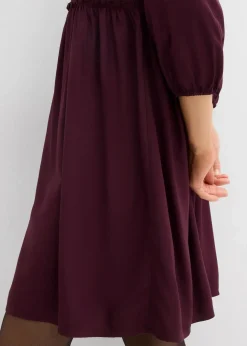 Tunika-Kleid aus fließender Viskose