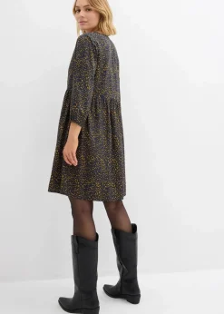 Tunika-Kleid aus fließender Vikose