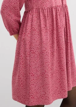 Tunika-Kleid aus fließender Vikose