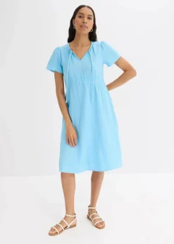 Tunika-Kleid aus Musselin