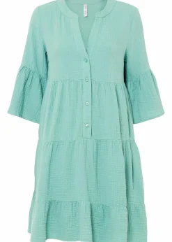 Tunika-Kleid aus reiner Baumwolle