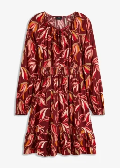 Tunika-Kleid aus reiner Viskose