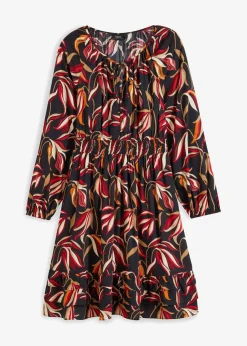 Tunika-Kleid aus reiner Viskose