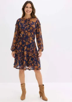 Tunika-Kleid aus softem Mesh