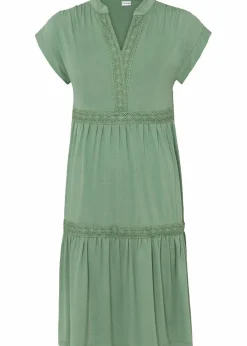 Tunika-Kleid aus softem Viskose-Mix