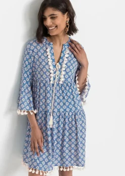 Tunika-Kleid aus softer Viskose