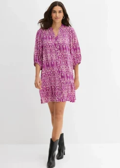 Tunika-Kleid aus softer Viskose