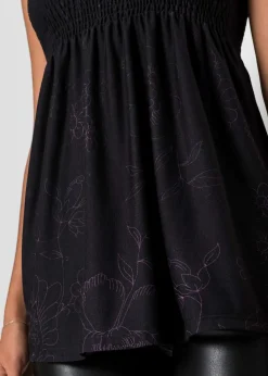 Tunikatop aus Viskose-Mix