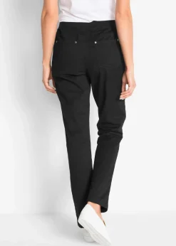 Twill Treggings aus elastischem Baumwoll-Mix