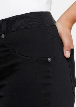 Twill Treggings aus elastischem Baumwoll-Mix