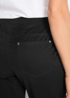 Twill Treggings aus elastischem Baumwoll-Mix