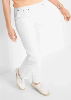 Twill Treggings aus elastischem Baumwoll-Mix