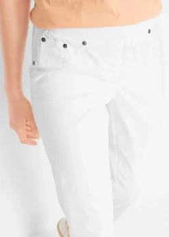 Twill Treggings aus elastischem Baumwoll-Mix