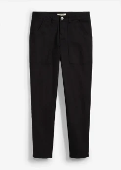 Twillhose aus elastischem Baumwoll-Mix