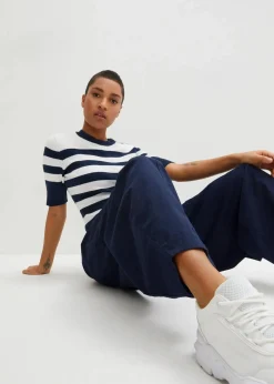 Twillhose aus elastischem Baumwoll-Mix