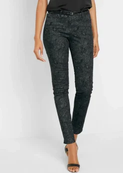 Twillhose mit edlem Druck