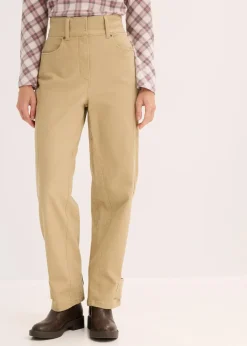 Twillhose mit hohem Bund