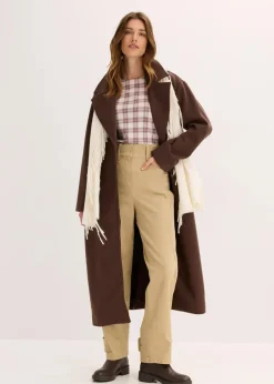 Twillhose mit hohem Bund